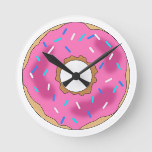 Horloge Ronde Glazed Donut Wall Clock