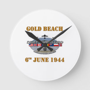 Horloge Ronde Gold Beach 6e June 1944
