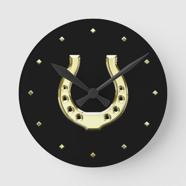 Horloge Ronde Gold Horseshoe (Recto)