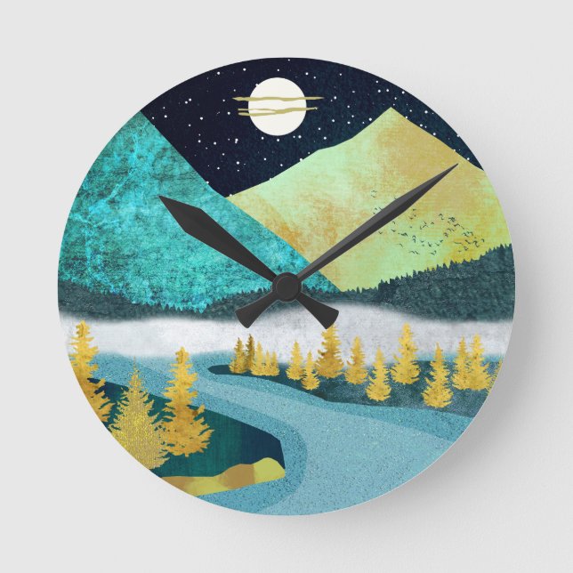 Horloge Ronde Golden River (Recto)