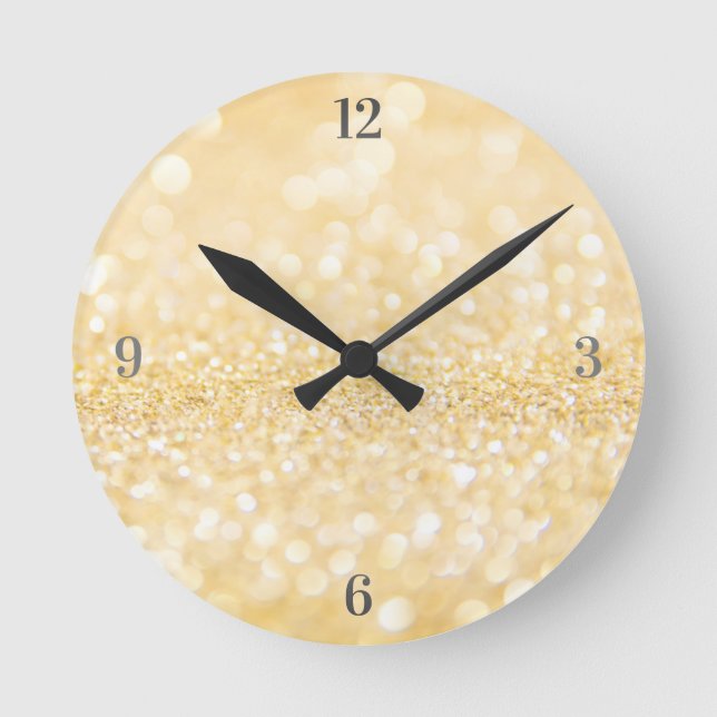 Horloge Ronde Golden Sandy (Recto)