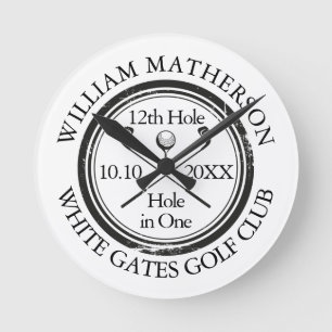 Horloge Ronde Golf Hole 