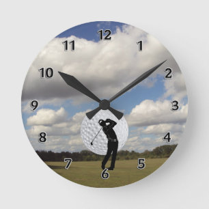 Horloge Ronde Golf World