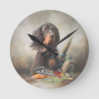Gordon setter avec faisans, Art