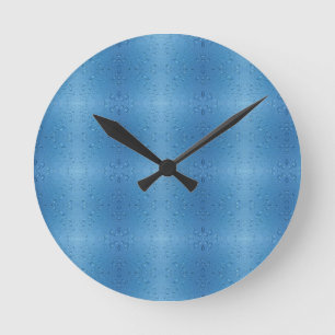 Horloge Ronde Gouttes d'eau sur fond de ciel bleu