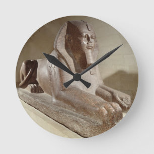 Horloge Ronde Grand sphinx, de Tanis (granit)