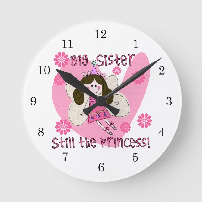 Horloge Ronde Grande soeur toujours la princesse (Recto)