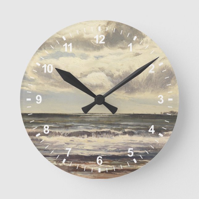 Horloge Ronde Grange au-dessus des sables (Recto)