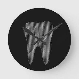 Horloge Ronde Graphique de dent pour le dentiste