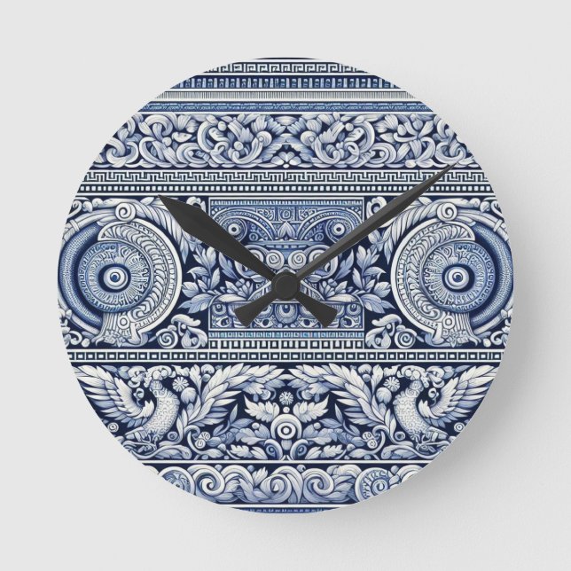 Horloge Ronde Grec ancien (Recto)