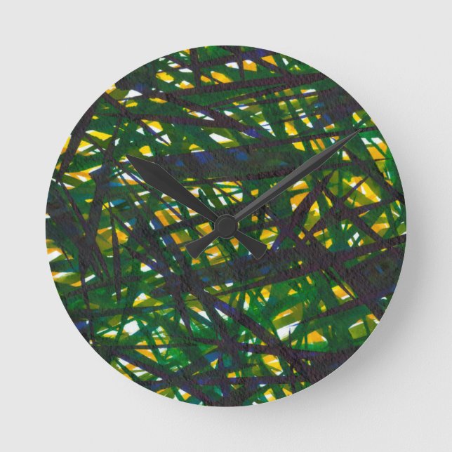Horloge Ronde Green Thicket II (Recto)