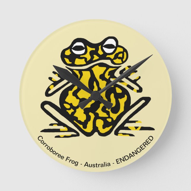 Horloge Ronde Grenouille - (Recto)