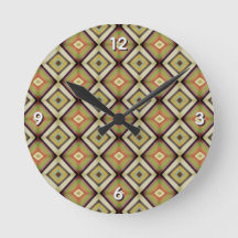 Groovy Geometric Warm Tones 