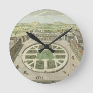 Horloge Ronde Grosvenor Square, for 'Stow's Survey of London', p