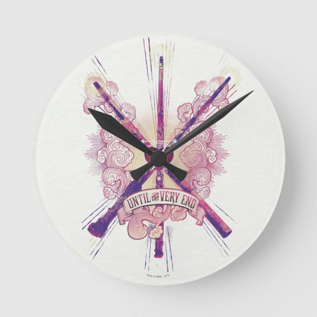 Horloge Ronde Harry Potter | Until The Very (Recto)