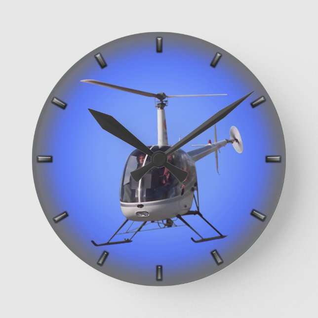 Horloge Ronde Hélico Wall Clock (Recto)