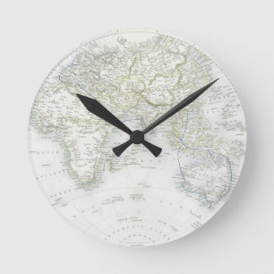 Horloge Ronde Hémisphère oriental, d'une série d'unité centr