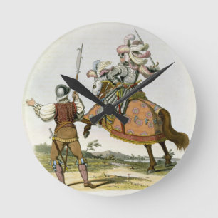 Horloge Ronde Henry VII, roi d'Angleterre (1457-1509) et un