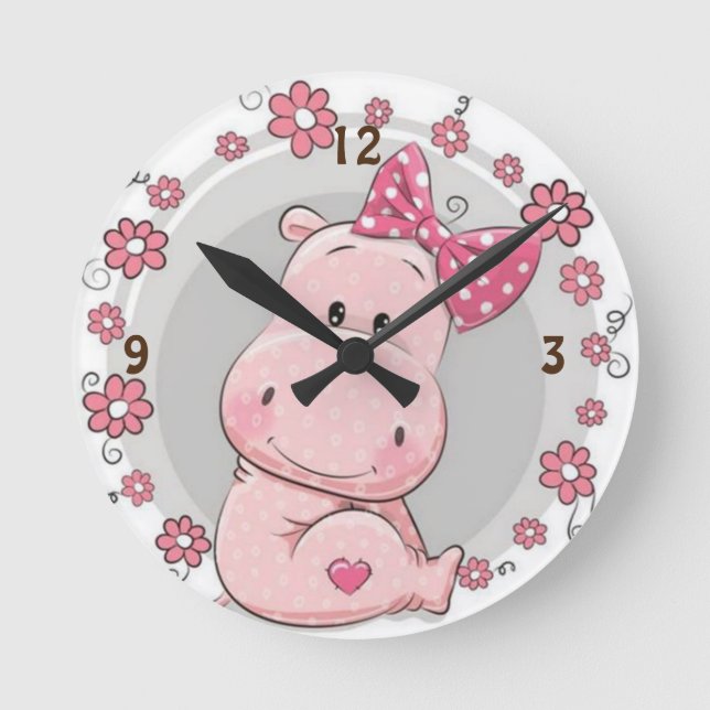 Horloge Ronde Hipo girl (Recto)