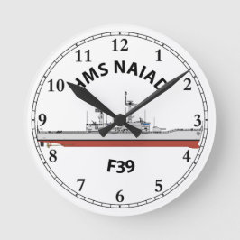 HORLOGE RONDE HMS NAIAD - F39 - ORIGINE DE LEANDER