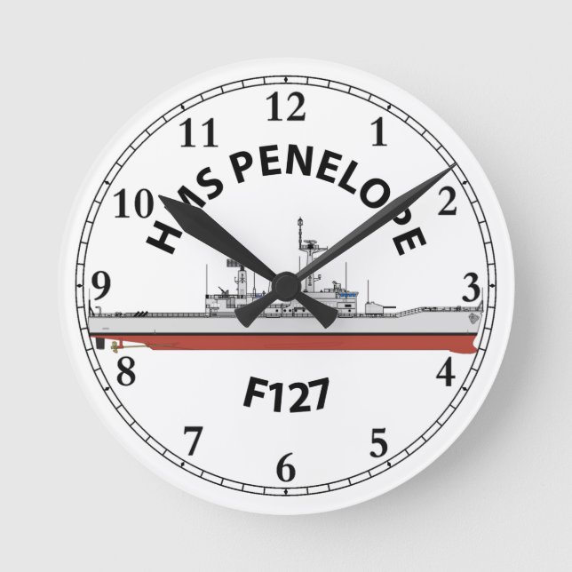 HORLOGE RONDE HMS PENELOPE - F127 - ORIG DE LEANDER (Recto)