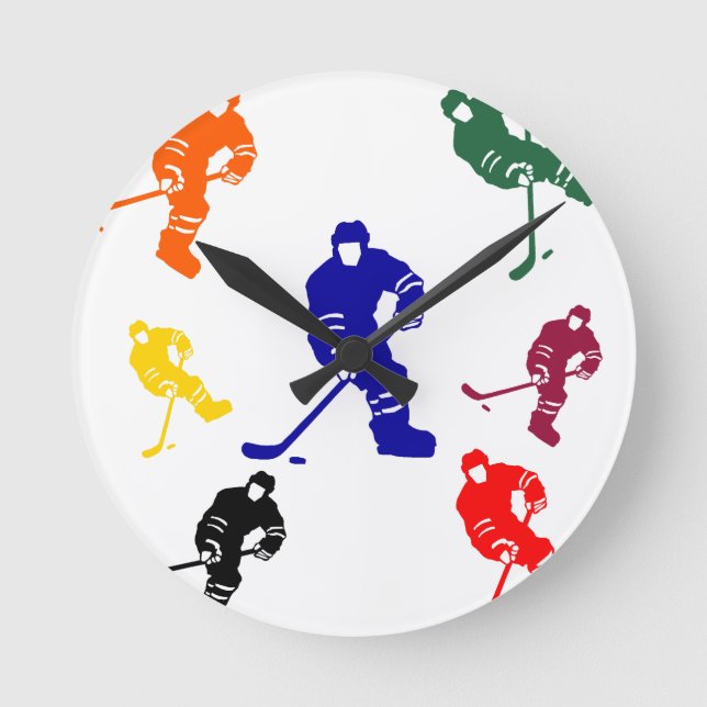 HORLOGE RONDE HOCKEY (Recto)