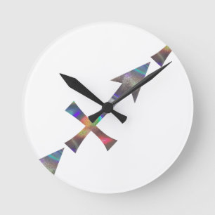 Horloge Ronde hologramme Sagittarius