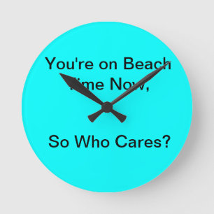 Horloge Ronde Horodateur de plage