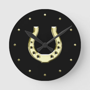 Horloge Ronde Horseshoe