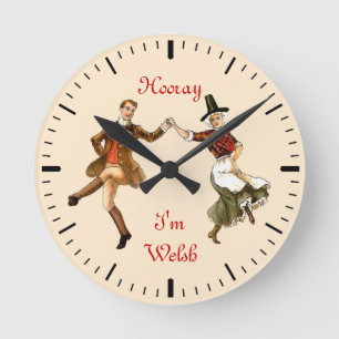 Horloge Ronde Hourra je suis Gallois