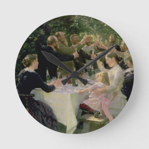 Horloge Ronde Hourras de hanche de hanche ! La partie des