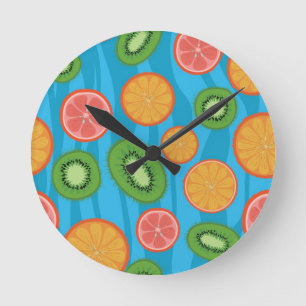 Horloge Ronde Humeur de fruit