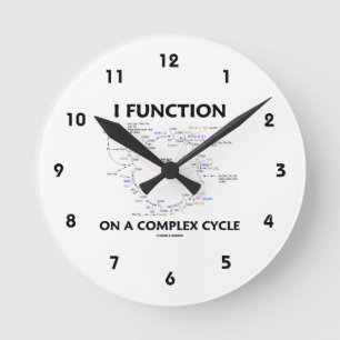 Horloge Ronde I Fonctionne Sur Un Cycle Complexe (Cycle Krebs)