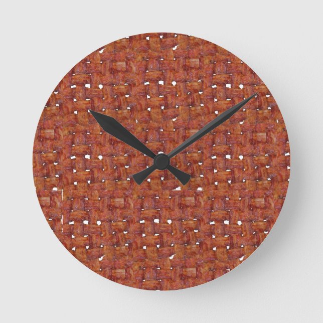 Horloge Ronde I Love Bacon (Recto)