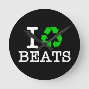 Horloge Ronde I Recycle Les Beats