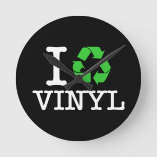 Horloge Ronde I Recycle Vinyl