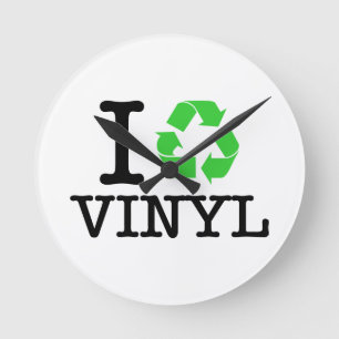 Horloge Ronde I Recycle Vinyl