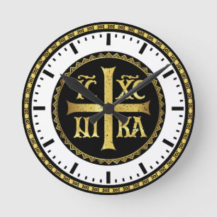 Horloge Ronde ICXC Jésus II