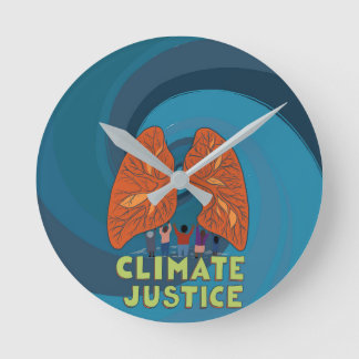 Horloge Ronde Il est temps pour la justice climatique