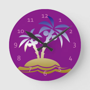 Horloge Ronde Île de paradis
