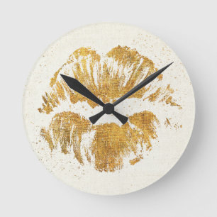 Horloge Ronde Île Wild Elegant Stylish Kiss