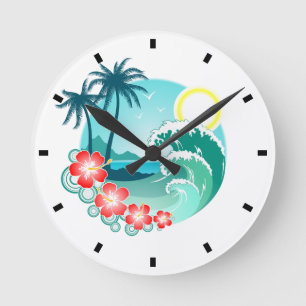 Horloge Ronde Îles Hawaï