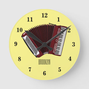 Horloge Ronde Illustration d'accordion