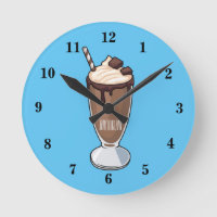 Illustration de milk-shake au chocolat