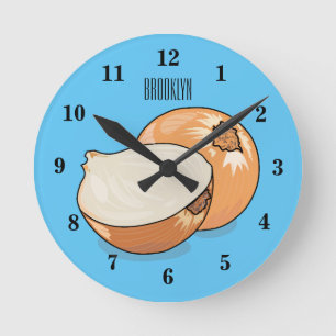 Horloge Ronde Illustration d'oignon