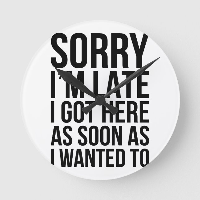 Horloge Ronde I'm (Recto)