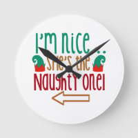 Im Nice Shes Naughty Elf Casquette