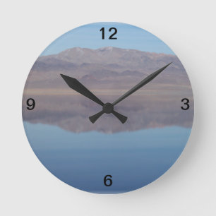 Horloge Ronde Image retournée de lac walker