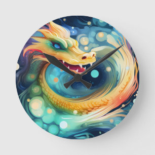 Horloge Ronde Imaginaire Dragon Dream Animal 1