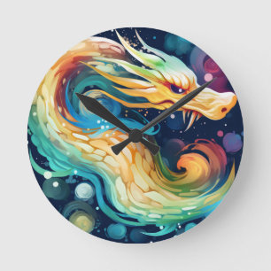 Horloge Ronde Imaginaire Dragon Dream Animal 2